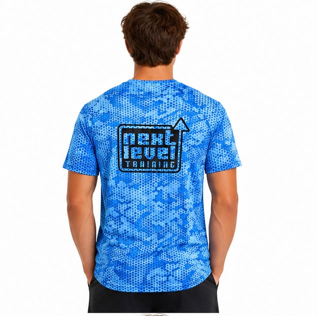 NLT Camo Tee Blue/Black