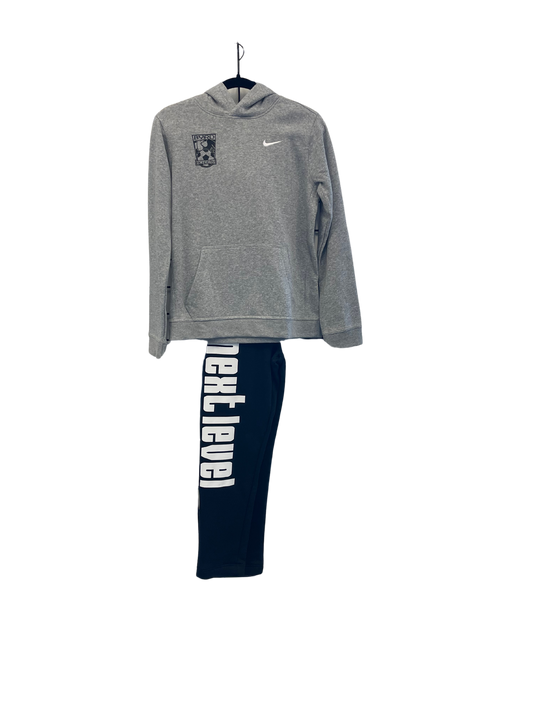Grey Hoodie and Black Sweat Pants Bundle