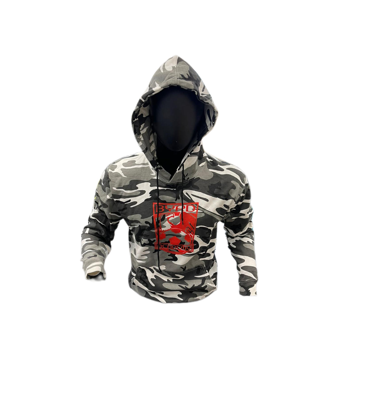 NLT Camo Hoodie Black