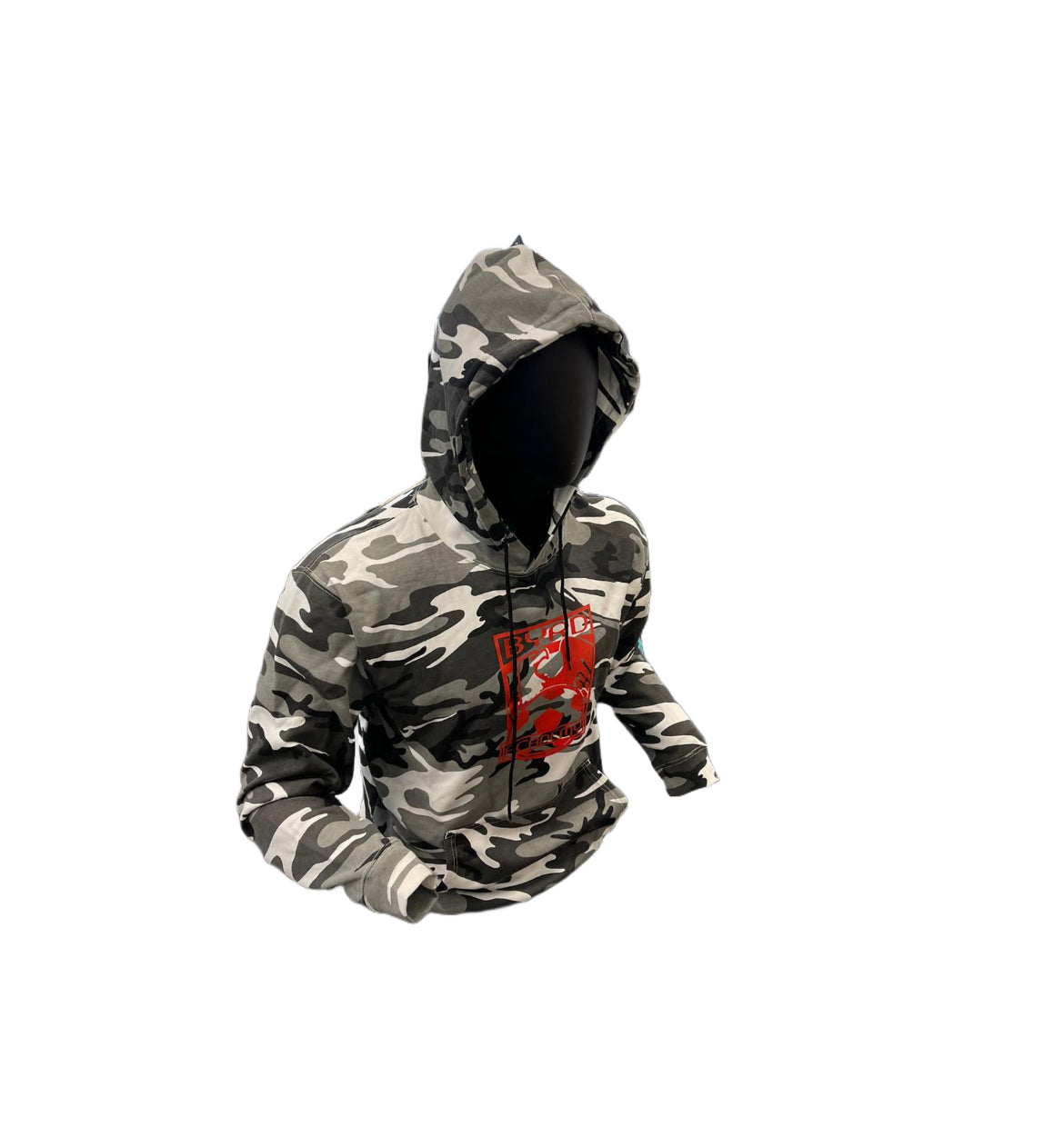 NLT Camo Hoodie Black