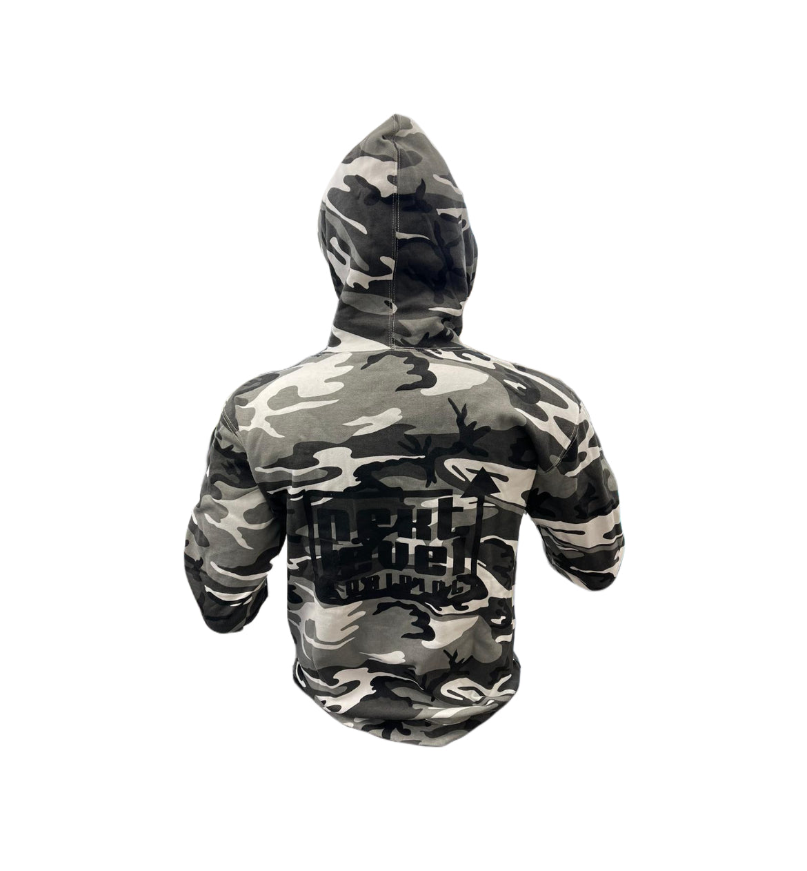 NLT Camo Hoodie Black